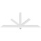 Ekena Millwork Kennewick Architectural Grade PVC Gable Bracket, 84"W x 31 1/2"H x 4"D x 4"F, 9/12 Pitch GBP084X32X0404KEN00 - alternate 5